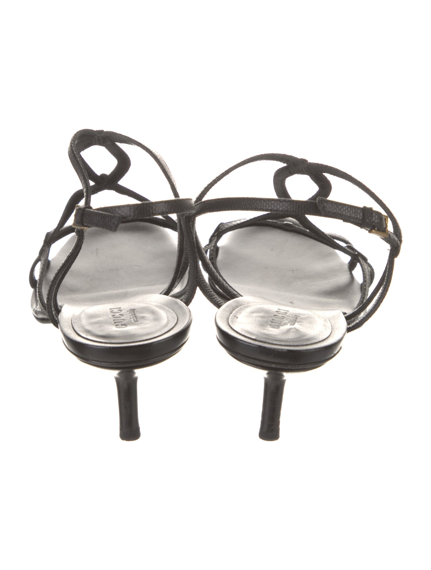 Gucci Leather Slingback Sandals